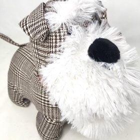 Schnauzer Dog Door Stop 26cm