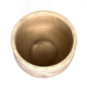 Beige Cement Planter 15cm