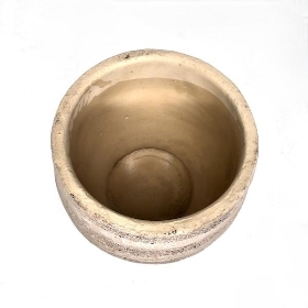 Beige Cement Planter 12cm