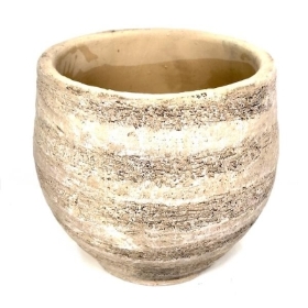 Beige Cement Planter 12cm