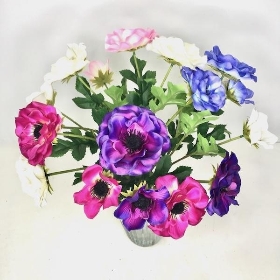 Pink & Purple Darcy Anemone Arrangement 48cm