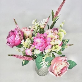 Pink Gracie Vase Arrangement 48cm