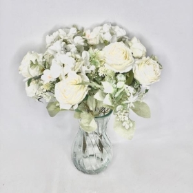 White Diana Vase Arrangement 40cm