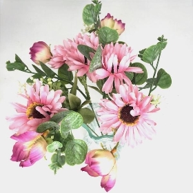 Pink Jazlyn Vase Arrangement 30cm