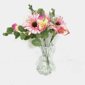 Pink Jazlyn Vase Arrangement 30cm