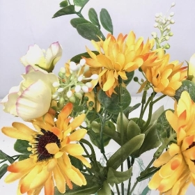 Yellow Jazlyn Vase Arrangement 30cm