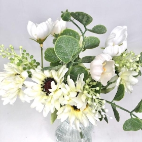 White Jazlyn Vase Arrangement 30cm