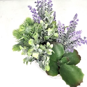 Lavender & Thistle Pot 25cm