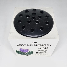 In Loving Memory Dad Thistle Pot 15cm