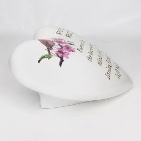 Special Brother Robin Ivory Heart 15cm