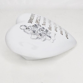 Someone Special Silver Roses Heart 13cm