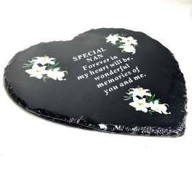 Special Nan Heart Slate 20cm