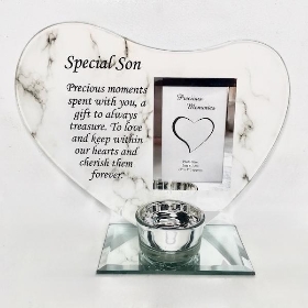 Special Son Tealight Holder 19cm