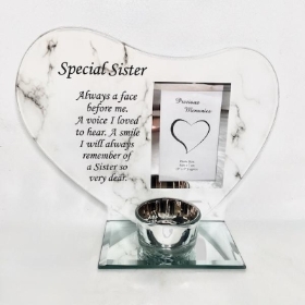 Special Sister Tealight Holder 19cm