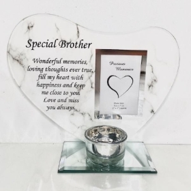 Special Brother Tealight Holder 19cm