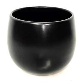 Matt Black London Pot 13cm