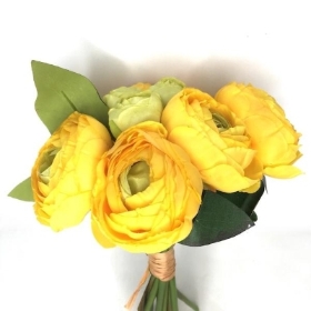 Yellow Ranunculus Bundle 27cm