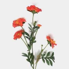 Orange Marigold Spray 67cm