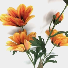 Orange Gazania Daisy 67cm