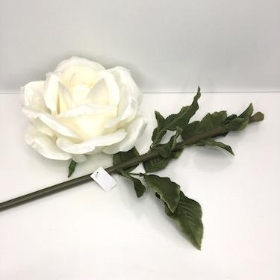 Large Ivory Rose 108cm