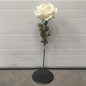 Large Ivory Rose 108cm