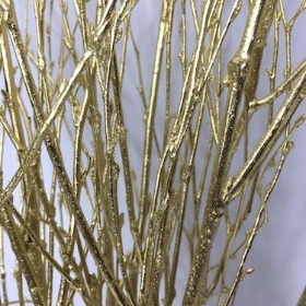 Gold Painted Birch