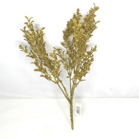 Gold Glitter Eucalyptus bush 30cm