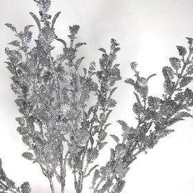 Silver Glitter Eucalyptus Bush 30cm