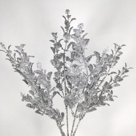 Silver Glitter Eucalyptus Bush 30cm