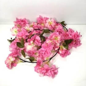Mid Pink Blossom Garland 170cm