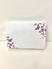Small Florist Cards Pink Butterfly