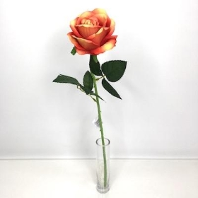 Orange Velvet Rose 52cm