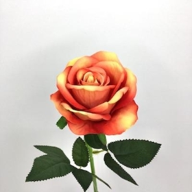 Orange Velvet Rose 52cm