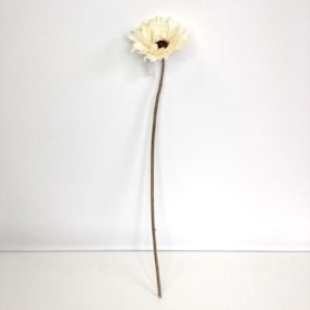 Cream Gerbera 53cm