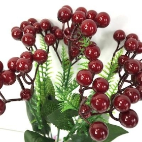 Burgundy Berry Bush 31cm