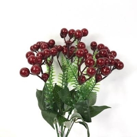 Burgundy Berry Bush 31cm