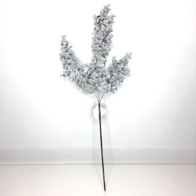 Purple Snowy Eucalyptus Stem 70cm