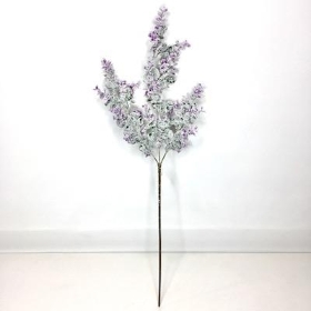 Plum Snowy Eucalyptus Stem 70cm