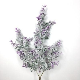 Plum Snowy Eucalyptus Stem 70cm