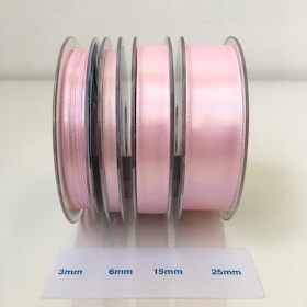 Baby Pink Satin Ribbon 25mm