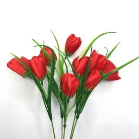 Red Tulip Bush 35cm