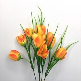 Orange Tulip Bush 35cm