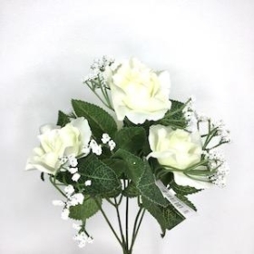 Ivory Rose And Gyp Bush 29cm