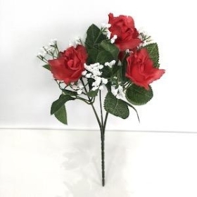 Red Rose And Gyp Bush 29cm