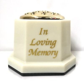 Ivory In Loving Memory Memorial Pot