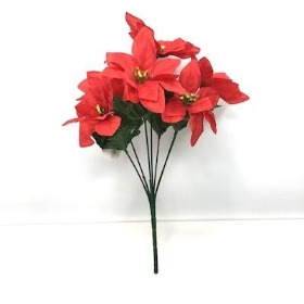 Red Poinsettia Bush 30cm