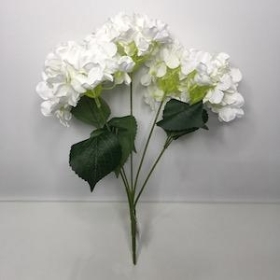 White Hydrangea Bush 45cm