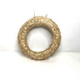 Straw Wreath 25cm