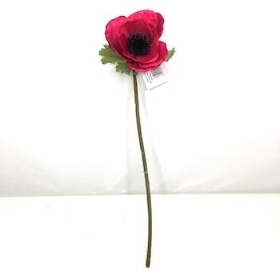 Deep Cerise Anemone 38cm