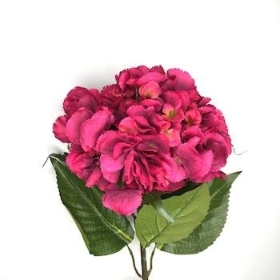 Deep Cerise Hydrangea 63cm